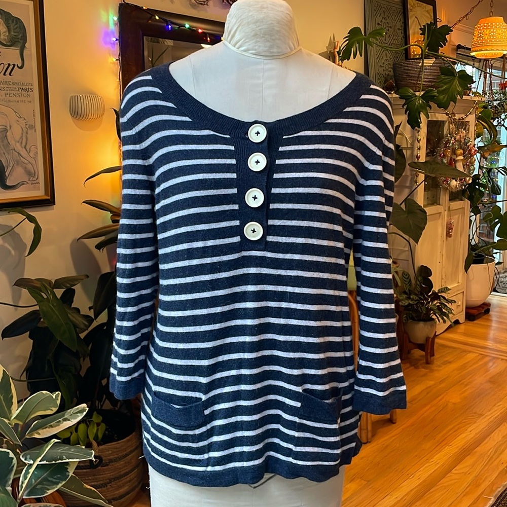 Boden Striped cashmere blend sweater - 14